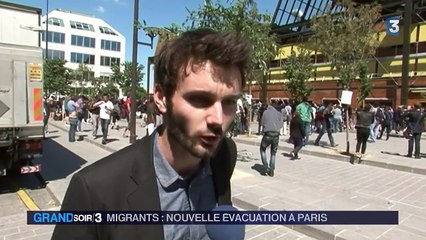 De fortes tensions lors de l'évacuation d'un camp de migrants