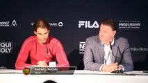 Rafa Nadal Press conference in Stuttgart. 8 June 2015.