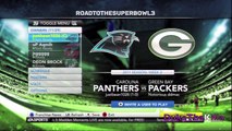 Green Bay Packers perfect game vs Panthers - Road To The Super Bowl - Week 2- Madden NFL 12