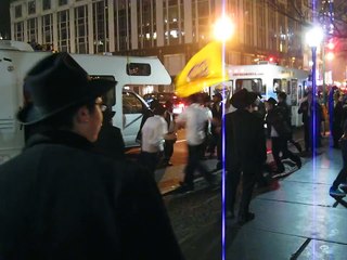 Jewish Dancing on New York City Street