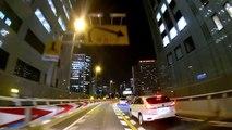 GoPro Night drive Osaka Japan 阪神高速環状線夜景ドライブ 　車載動画