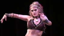Lava performing at the Crimson Cabaret 2009 (Tribal Fusion Belly Dancing)