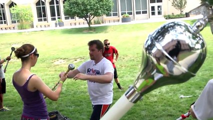 Drum Major Mace Training