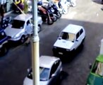 protesta parcheggiatori abusivi a Napoli
