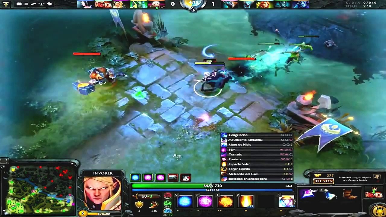 Dota 2 Compilation Dota 2 Invoker Tutorial De Mierda