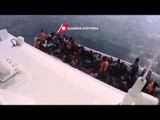 Sicilia - Immigrazione, barconi salvati dalla Guardia costiera (08.06.15)