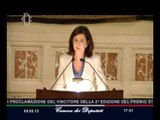 Roma - Proclamazione Premio Strega Giovani - Laura Boldrini (08.06.15)