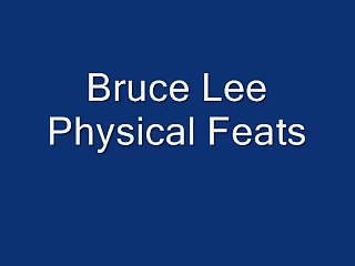 Bruce Lee Physical Feats as a Real Fighter