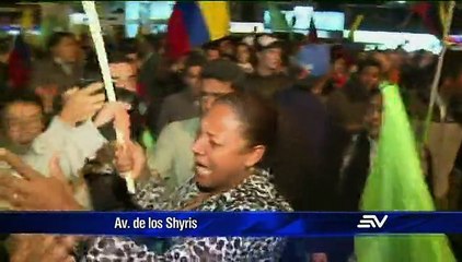 Así se vivieron las manifestaciones en la Av. de Los Shyris