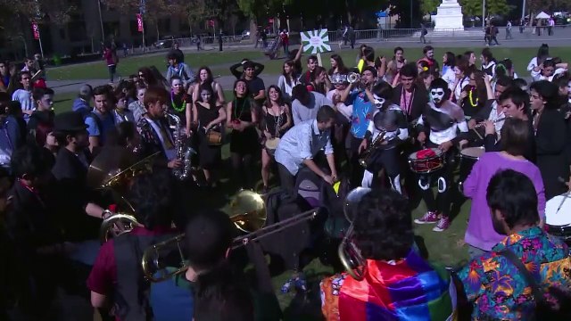 Chilenos protestan en vísperas de la Copa América