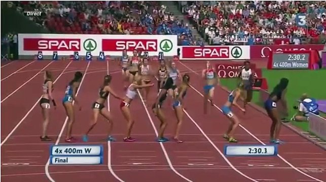 Incroyable remontée de Floria Guei sur un relais 4x400m