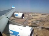 Aterrizaje en Barajas Airbus 340-300 Aerolineas Argentinas