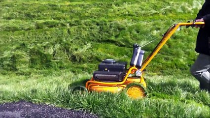 PSD AS-Motor AS 510 A Proclip 2T 2-stroke mulcher wet, long, thick grass on steep banks