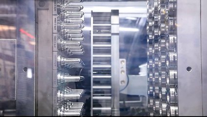 P48-75SR 48-cavity single-robot preform injection molding system