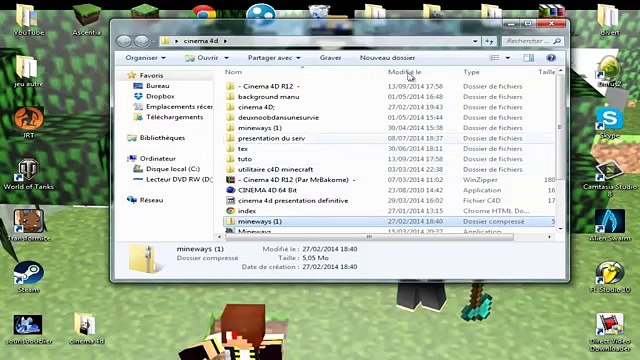[Tuto]Comment faire une animation minecraft avec cinema4D.