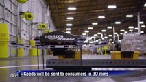 Amazon unveils futuristic mini-drone delivery plan