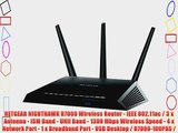NETGEAR NIGHTHAWK R7000 Wireless Router - IEEE 802.11ac / 3 x Antenna - ISM Band - UNII Band