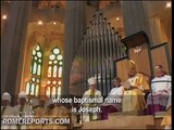 Benedict XVI consecrates the Sagrada Familia