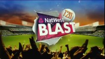Darren Sammy hits commentary box   Notts Outlaws innings highlights Natwest T20 Blast Game played 7 6 2015