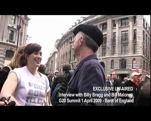 G20 Billy Bragg Interview with Bill Maloney