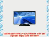 SAMSUNG S24C650DW / 24 LED LCD Monitor - 16:10 - 5 ms Adjustable Display Angle - 1920 x 1200