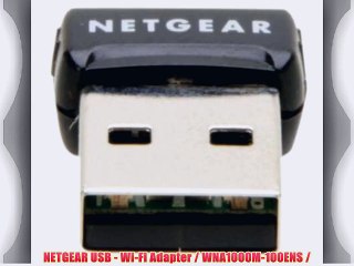 NETGEAR USB - Wi-Fi Adapter / WNA1000M-100ENS /