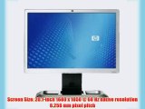 20.1 HP L2045w DVI Blu-ray 720p Rotating Widescreen LCD Monitor w/USB Hub