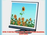 H170L 17 LCD Flat Panel Monitor 1280 x 1024 Max Resolution Silver/Black