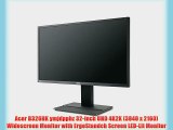 Acer B326HK ymjdpphz 32-inch UHD 4K2K (3840 x 2160) Widescreen Monitor with ErgoStandch Screen