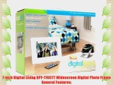 Digital Living 7??TM??TM DPF-7705TT 128MB Widescreen 800x480 Digital Photo Frame