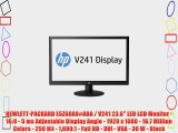 HEWLETT-PACKARD E5Z68A8#ABA / V241 23.6 LED LCD Monitor - 16:9 - 5 ms Adjustable Display Angle