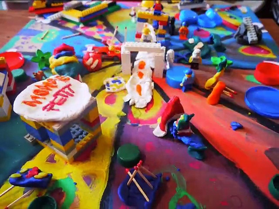 l'atelier avec l'accueil de loisirs de la MJC de Chamonix, pour le Cinékid Mont6Blanc 2015