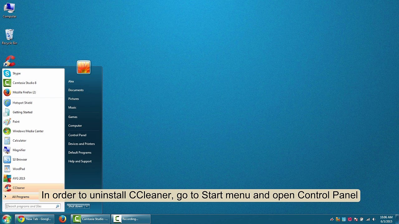 How to uninstall CCleaner
