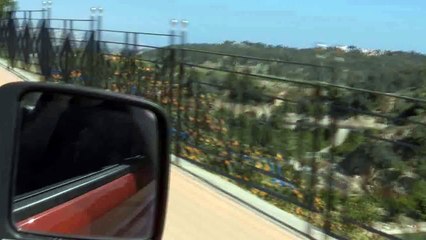 Driving around La Nucia, Spain