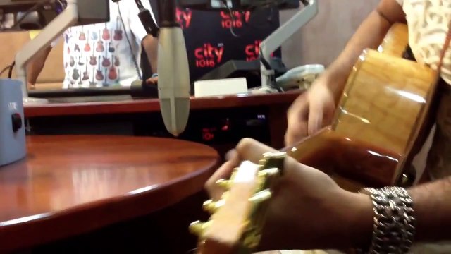 Atif Aslam in the City 1016 Studio with Rohit Jayakaran