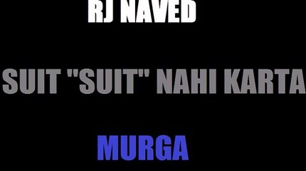 RJ Naved Funny Prank Call Suit Suit Nai Karta