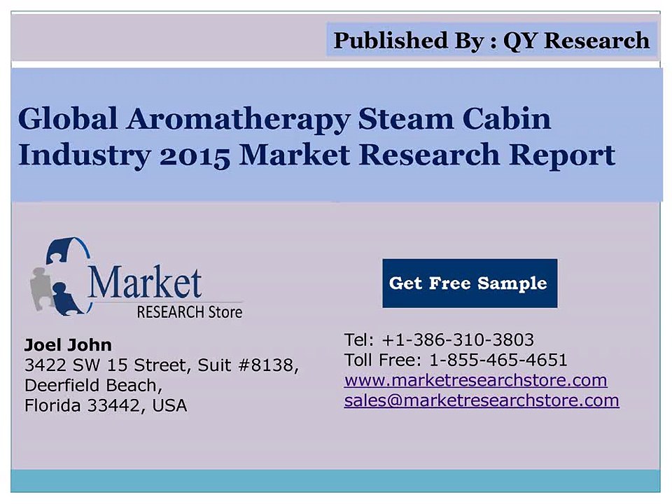 Global_Aromatherapy_steam_cabin_Industry_2015_Mark