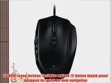 Logitech G600 MMO Gaming Mouse Black