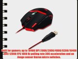 Redragon M801 Mammoth 16400 DPI High Precision Programmable Laser Gaming Mouse for PC 9 Programmable