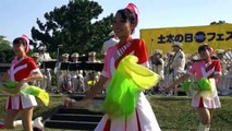 福岡市消防音楽隊ｶﾗｰｶﾞｰﾄﾞ隊ﾌﾗｸﾞ技4海ノ中道海浜公園