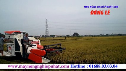 Đăng Lê Hướng dẫn bà con Thuận Thành Bắc Ninh Thu Hoạch lúa vụ bằng máy gặt Kubota DC 68G Thái Lan