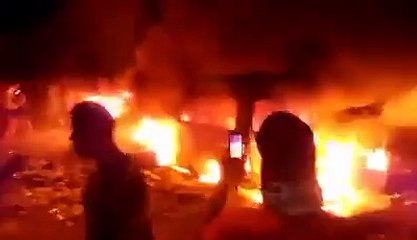 دوز  حرق مركز الشرطة وانسحاب عناصر الأمن بعد ثلاثة أيام من القمع المتواصل