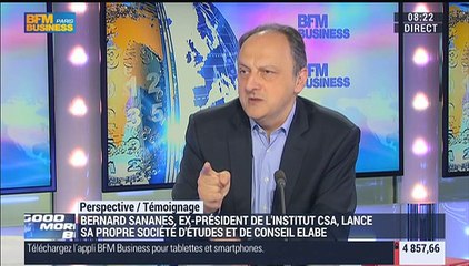 Bernard Sananes lance son propre cabinet "Elabe" - 09/06