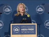 Secretary Clinton Comments on U.S. Leadership in Global Health on HIV/AIDS