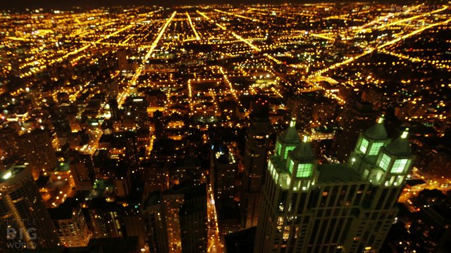 Cool Chicago (Hyper Lapse - Time Lapse -Tilt Shift )