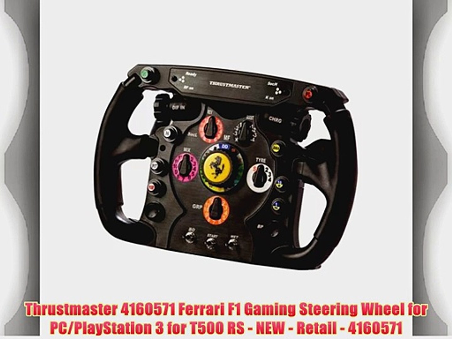 Thrustmaster 4160571 Ferrari F1 Gaming Steering Wheel For Pcplaystation 3 For T500 Rs New