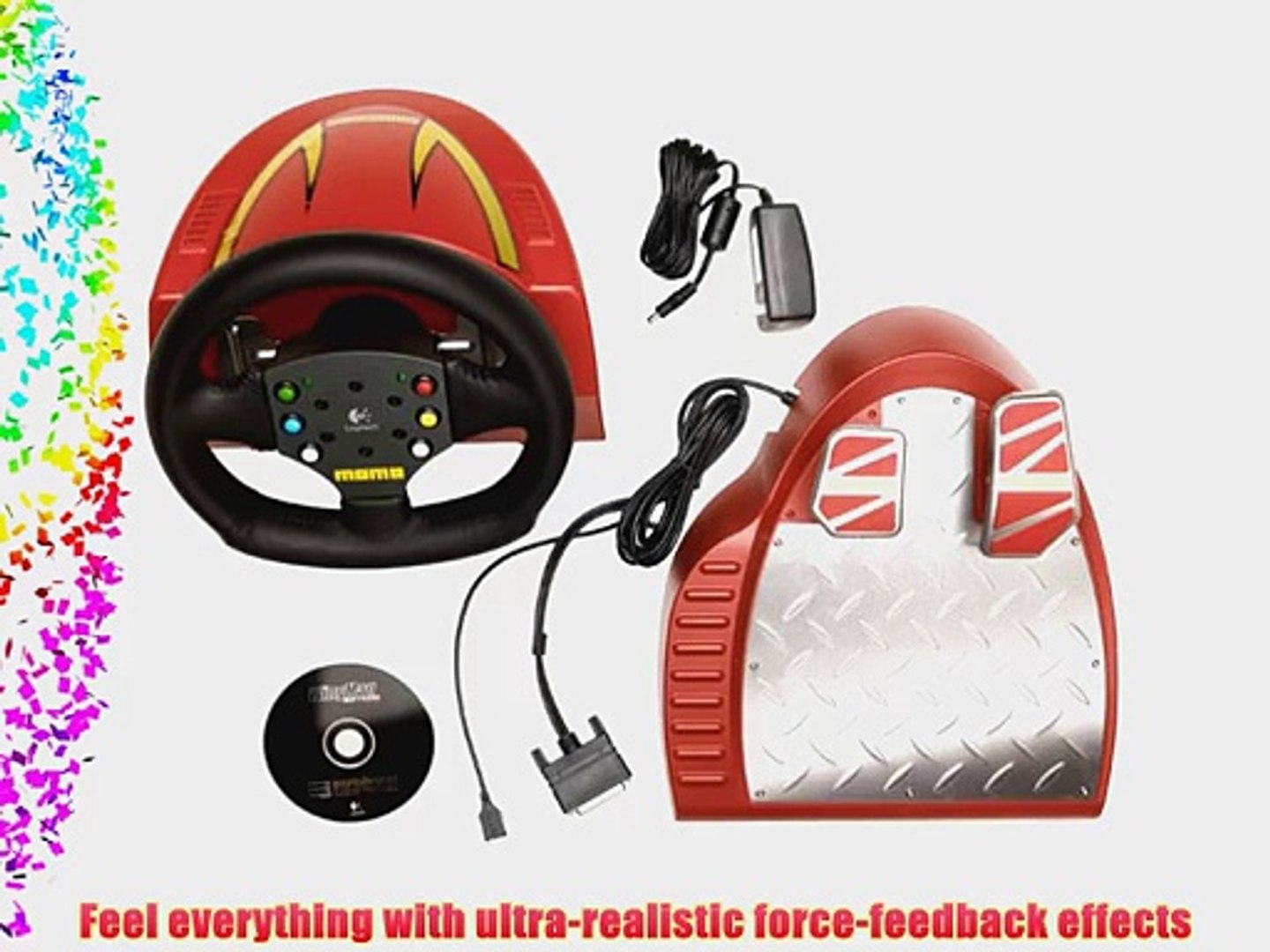 Hjelm Aske solsikke Logitech MOMO Force Steering Wheel (963260 -0403) - video Dailymotion