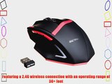 SHARKK? Wireless Gaming Mouse 2400 DPI High Precision Optical Mouse for PC 9 Buttons 12 Month