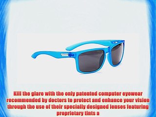 Gunnar Optiks INT-06407 Intercept Full Rim Advanced Outdoor Glasses with Grey Lens Tint Cobalt