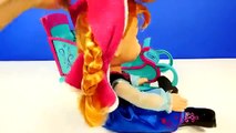 Disney Frozen Princess Anna Adventure Toddler Doll Snow Sleigh and Olaf Snowman Transformi
